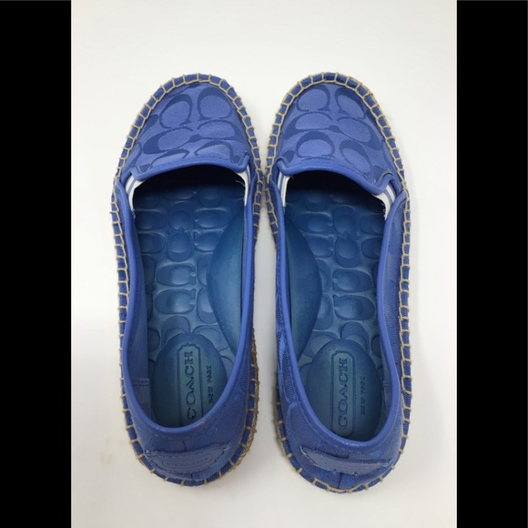 Coach “Jacinta”Espadrilles Blue size 7M - Picture 4 of 8